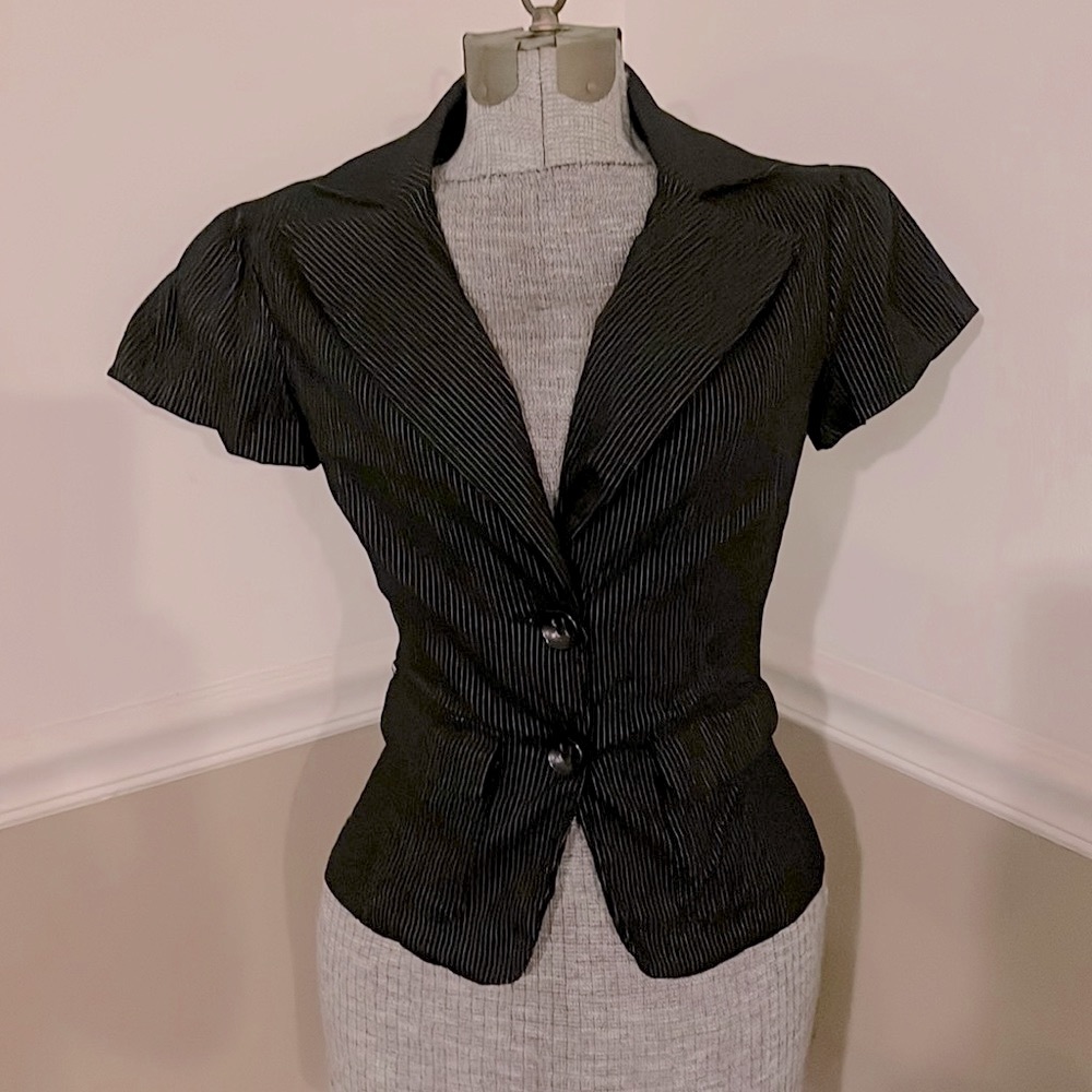 Classic Pin Stripe Suit Set (Dress Skirt)